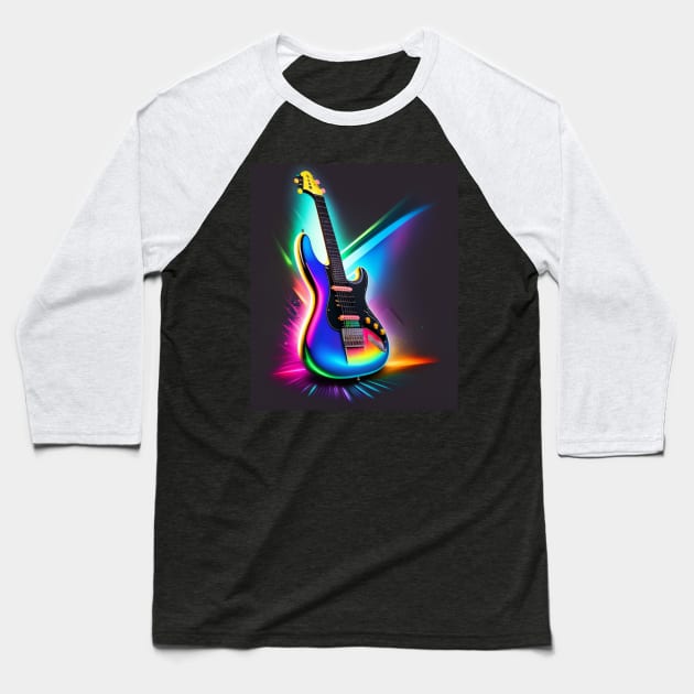 Electrical guitar solo Baseball T-Shirt by PrintEmporium